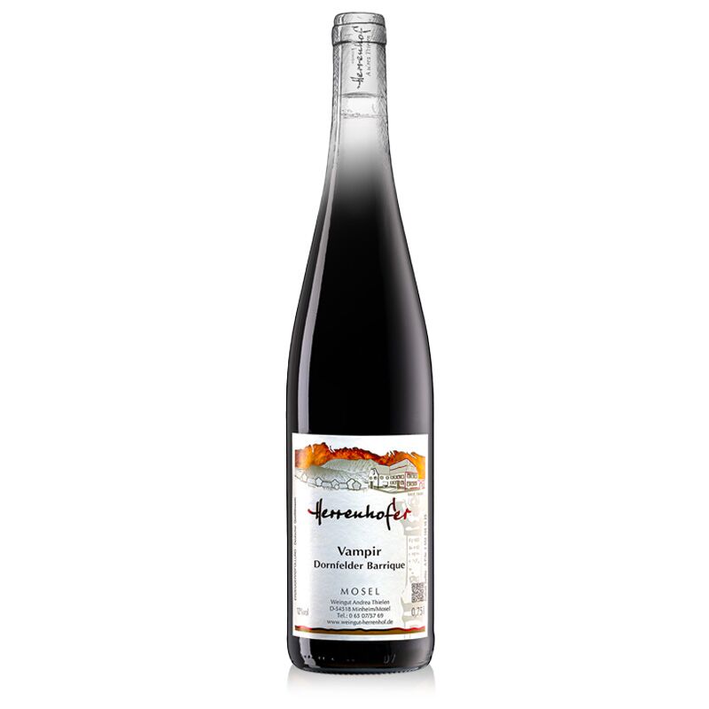 Abbildung Flasche Vampir Dornfelder Barrique HERRENHOF